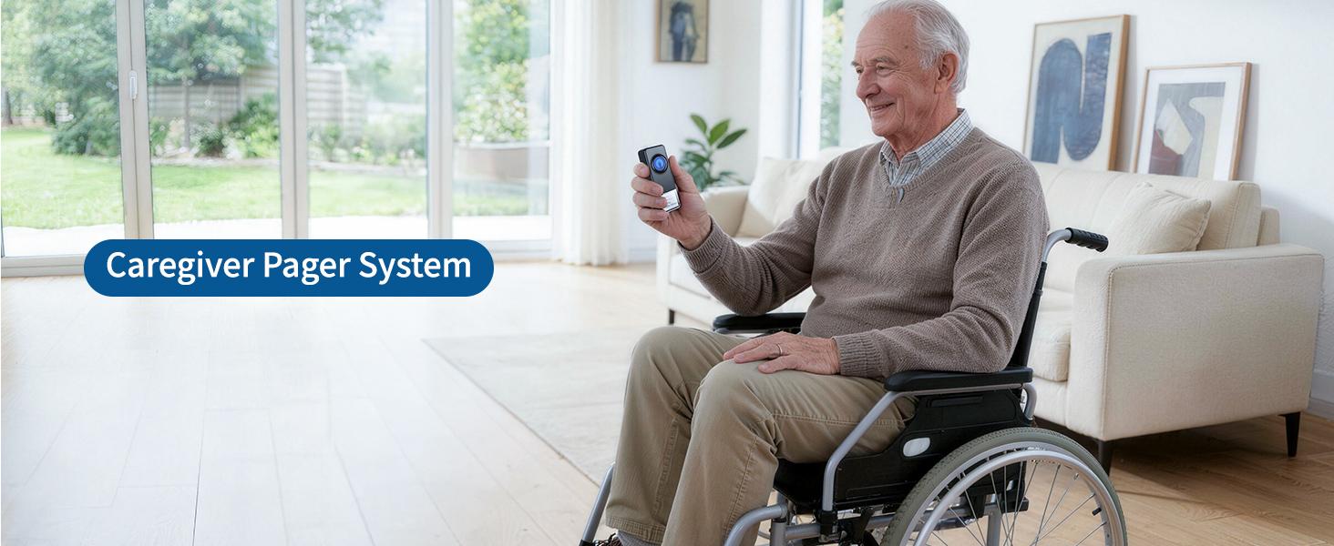 Wireless Doorbell, Classroom Door bell Chimes with Mute Mode - 58 Ringtones&5 Volume Levels Operating at 1300-ft Range LED Strobe, 2 Transmitters+3 Receivers Waterproof Doorbell Kit for Home