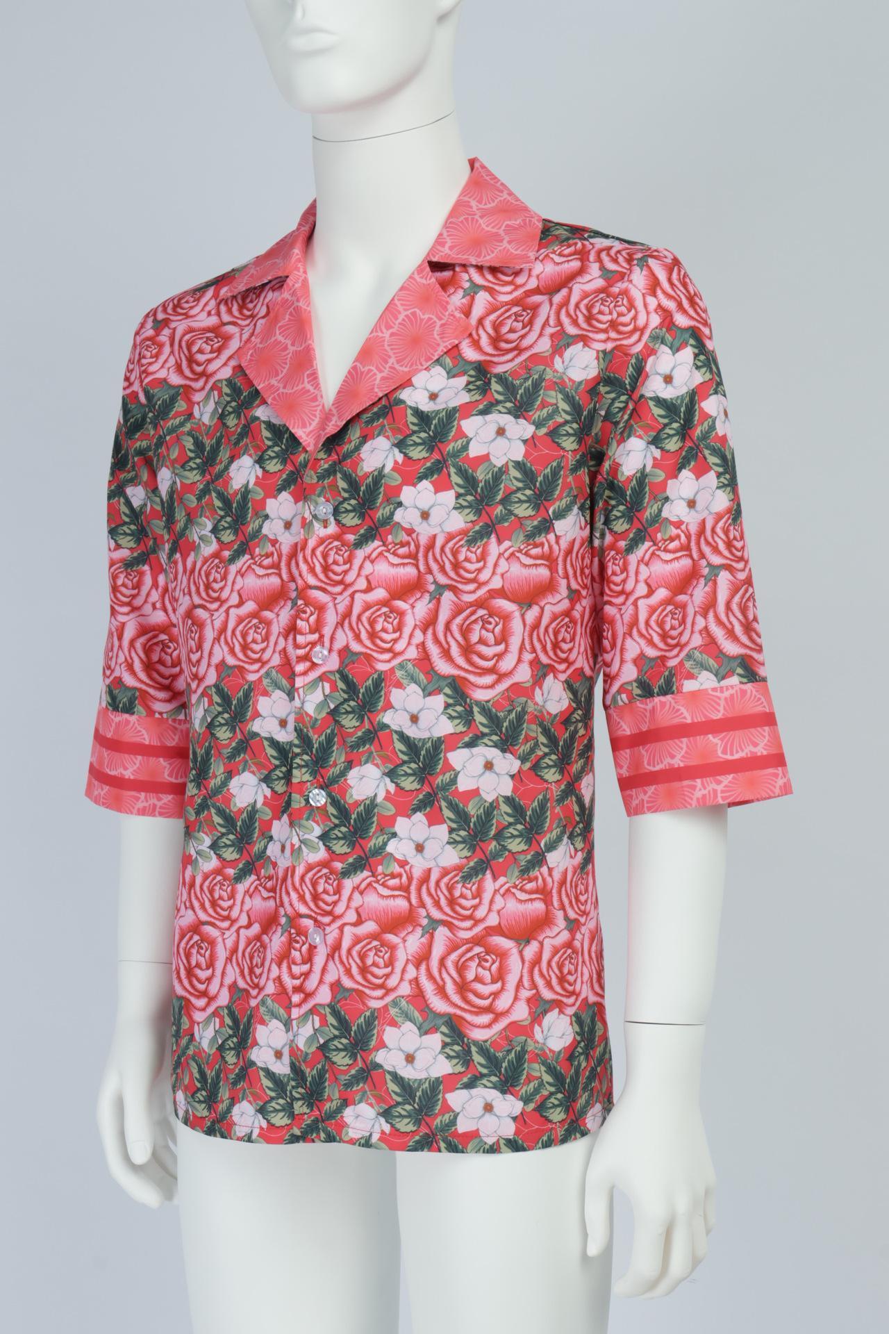 Anime Trainee Daisuke Cosplay Costume Man Intern Flower Shirt Top Uniform Daily Costume Outfit for MouthwashingING Cos clothing