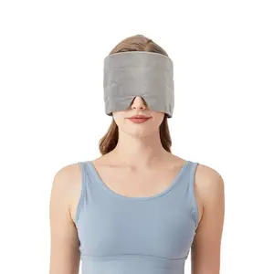 Weighted Eye Mask for Sleeping, Washable Blackout Gravity Sleep Mask, Soft Gentle Pressure Blindfold, Night Eye Cover for Side Sleeper, Travel Essential