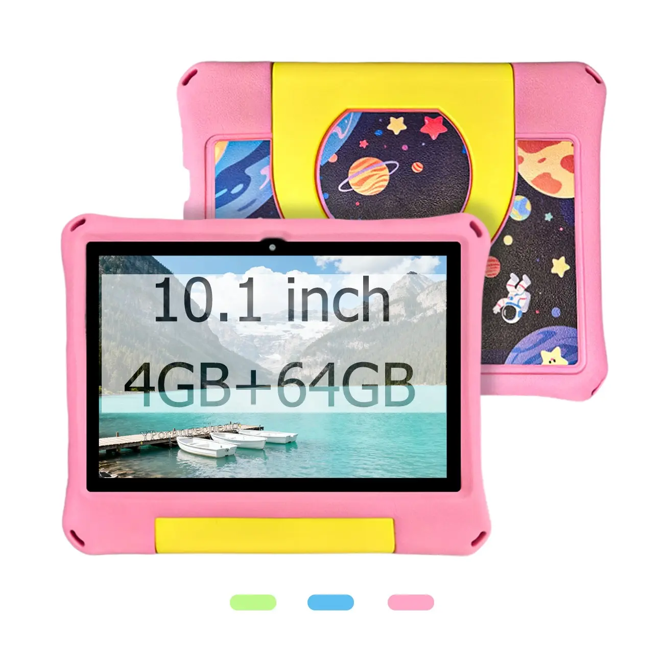 Blue/Pink Available! Father's Day #DealsForYouDays 10.1-Inch Gaming Tablet, 3-in-1 Work/Study/Entertainment, HD Screen + Dual Camera + 5G WiFi, Protective Case Included, Holiday Gift for Teens (No Charger) Protection Multifunctional Tablet
