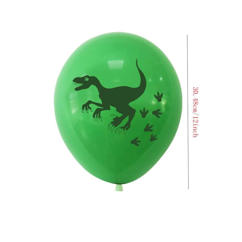 Dinosaur Theme Latex Balloons, 12 Inch and Dinosaur Pattern, Party Decorations, Birthday Parties, Anniversary Celebrations, Balloon Party Supplies