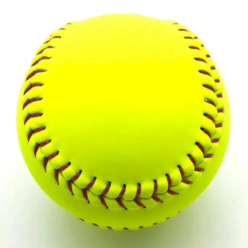 12-Inch Sports Practice Softball Official Size Weight Unmarked Training Ball