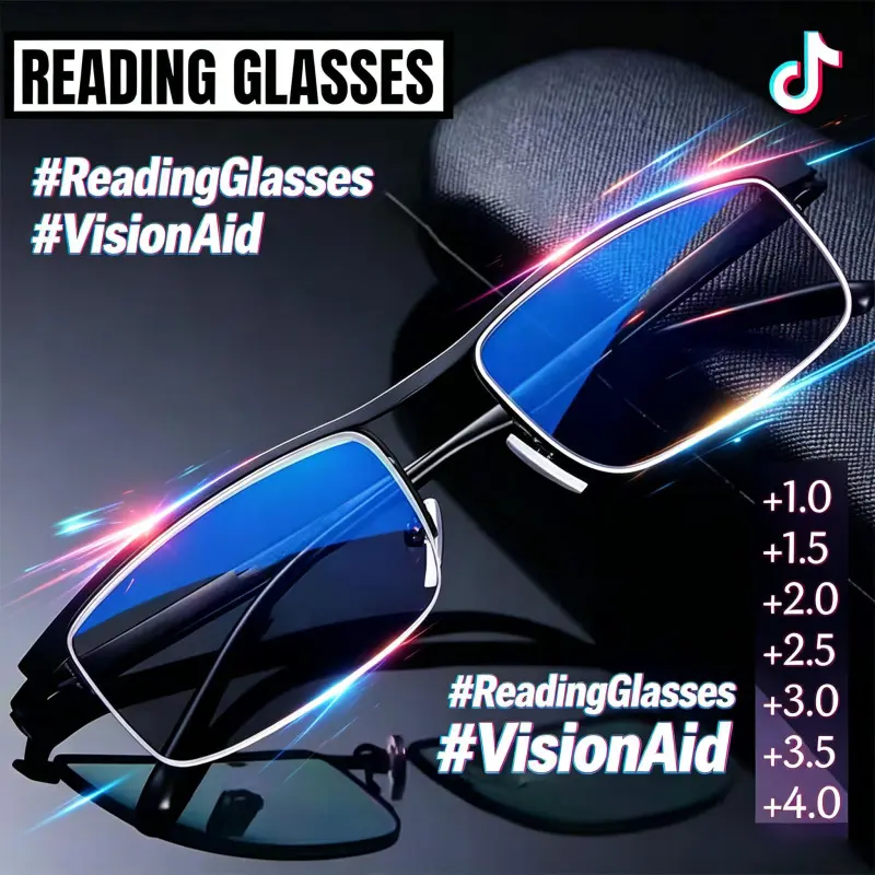 3-Pack Unbreakable Sports Multifocal Readers for Adults, Polarized Blue Light Blocking Lenses for Outdoor Cycling, +2.00, Reading Eyeglasses