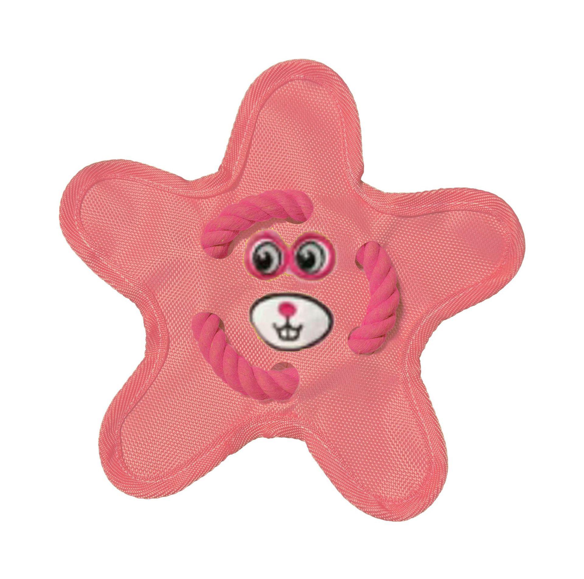 Durable Oxford Flying Disc with Rope Handle - Squeaky Crinkle Dog Frisbee for Outdoor Fetch, Soft Heavy-Duty Cloth Flyer for Training & Chewing, Weather-Resistant Interactive Toy for Medium to Large Breeds surprise gift shaped harness Bungee