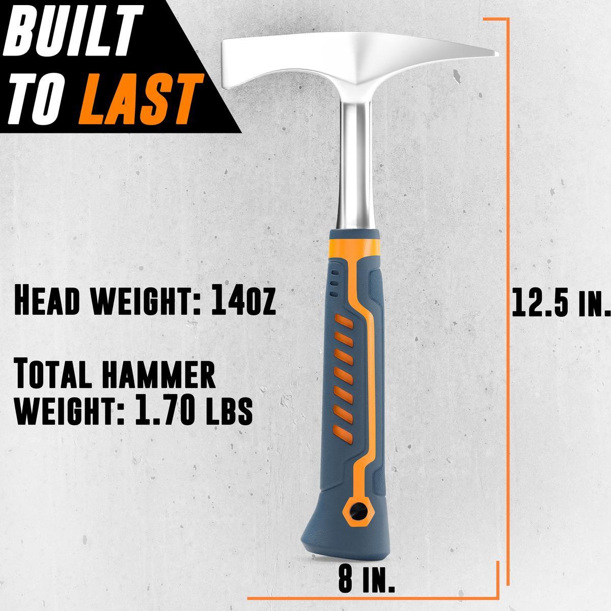 Welding Chipping Hammer – 14 oz Welding Hammer for Chipping Slag