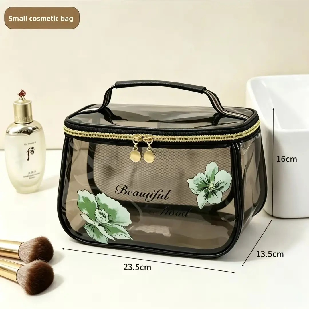 New cosmetic bag Travel Makeup Pouch portable waterproof transparent large capacity travel storage bag portable toilet bag