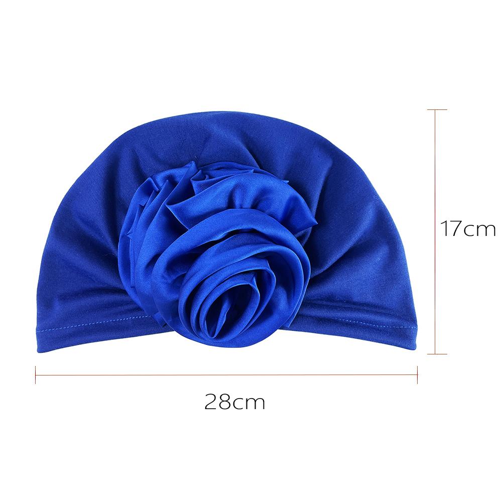 6pcs, Flower Turban Cap, Headscarf Hat, Hair Care Cap