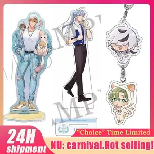 NU: Carnival Love Pop Acrylic Stand Baby Hug Series Aster Figure Eiden Statue Garu Desk Ornaments Edmond Figurine Olivine Toys