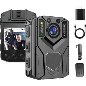 Camera with Audio and Video Recording, 8-12H , Night Vision Bodycam with Type-C Interface, OTG,   Cam for  Hiking Meeting  Guard Daily Patrol (No Card)