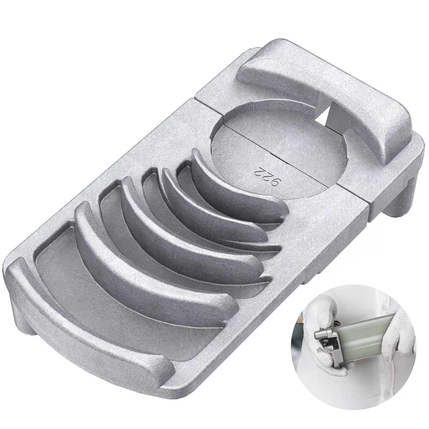 Deburring Tool for Plastic Pipe, Professional PVC Pipe Reamer Deburrs Six Pipe Sizes: 1 1/4-Inch - 4-Inch, Effective Pipe Reamer Deburring Tool for PVC Pipe Reamer w/ , PVC Chamfer Tool