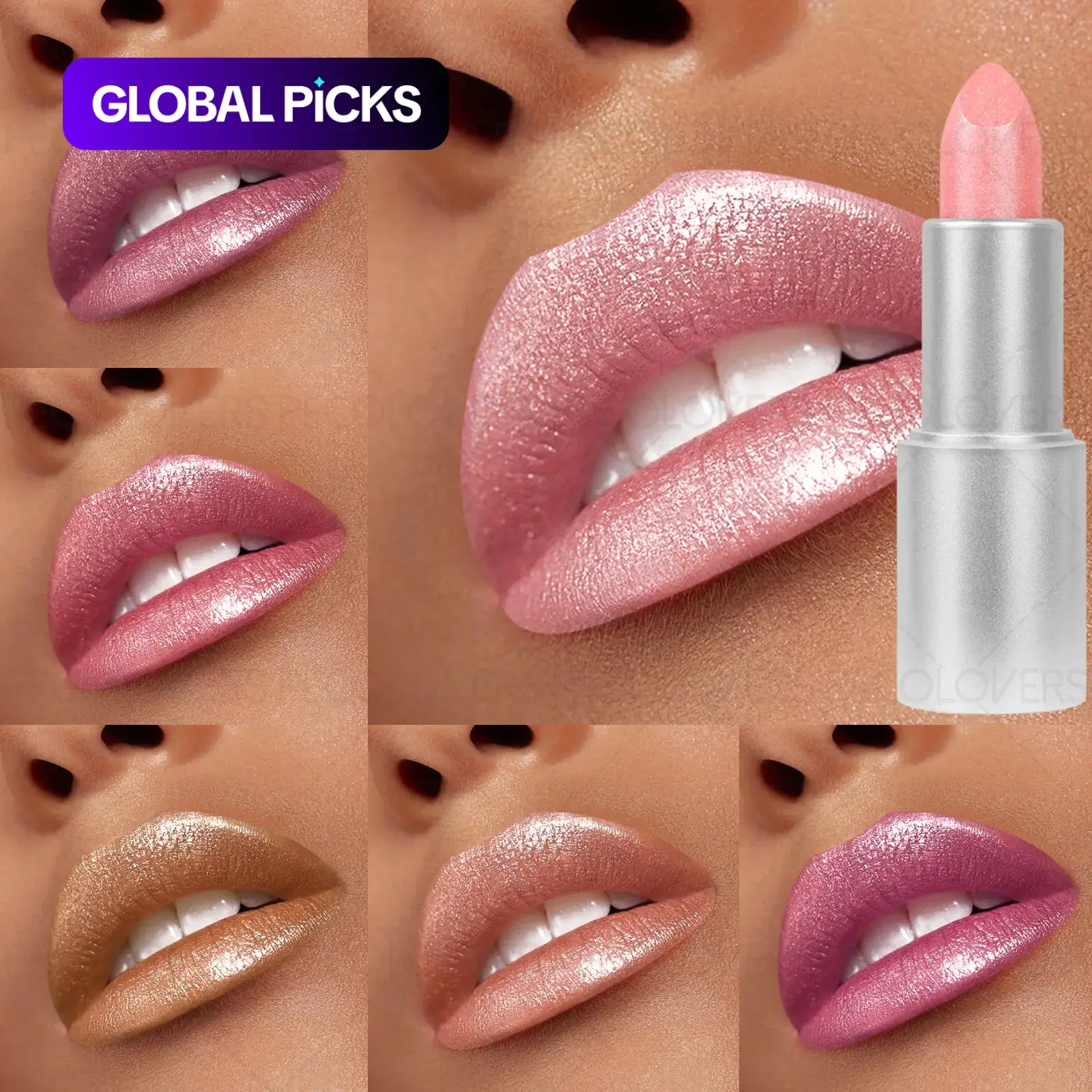 1PC Moisturizing, Shining, Glossy, Glowy Lip, Suitable for All Skin Types, Soft Texture, Non-stick Cups, Pearlescent Finish Cosmetic Lipstick High Gloss Makeup Beauty - The Perfect Gift for Halloween and Christmas #GLOBAL PICKS