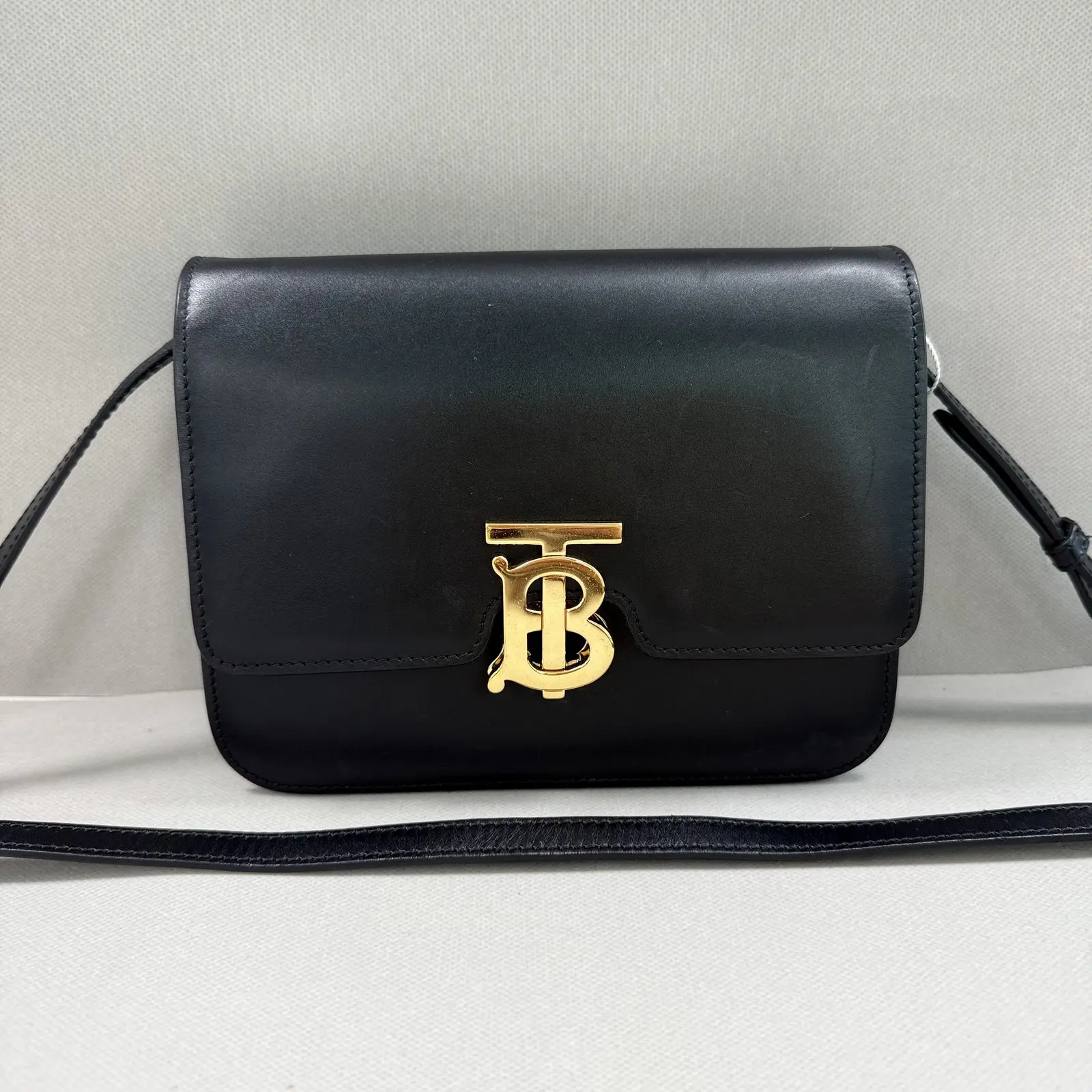 Pre-owned ZZ716 Burberry TB Flap Shoulder/Crossbody Bag26.07.01