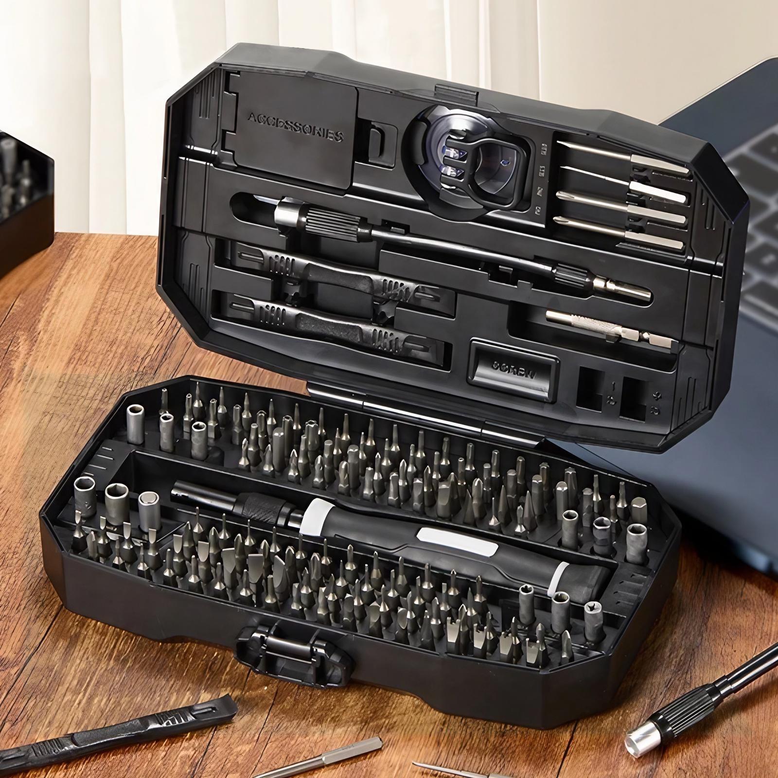 152 in 1 Precision Screwdriver Set, Multifunctional Screwdriver Repair Kit, Professional Hand Tools Computer Screwdriver Repair Kit for Laptop, Glasses, Switch, Remote Control Car, Gifts for Boyfriend, Tool, Hardware