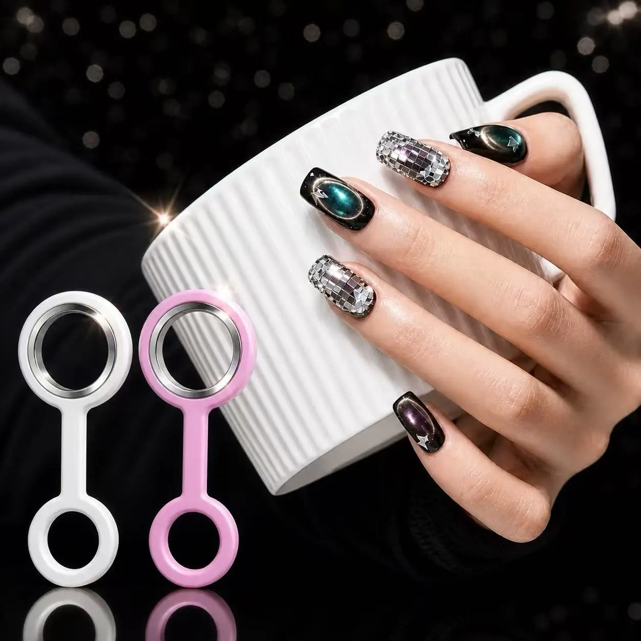 Circle Cat Eye Ring Magnet Tool, Strong Magnetic Ring, Single Piece Magnetic Device, Ideal for Various Applications, Durable & Reliable Design