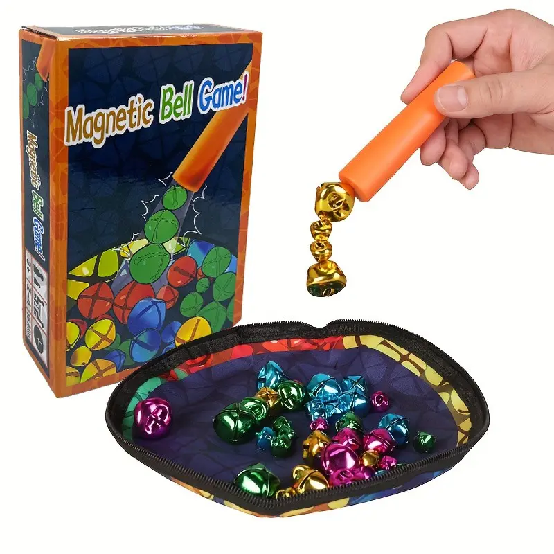 Magnetic Bell Grab Board Game, Friend Reaction Training, Competitive Family Party Game, Group Gathering Icebreaker Stress Relief Interactive Game