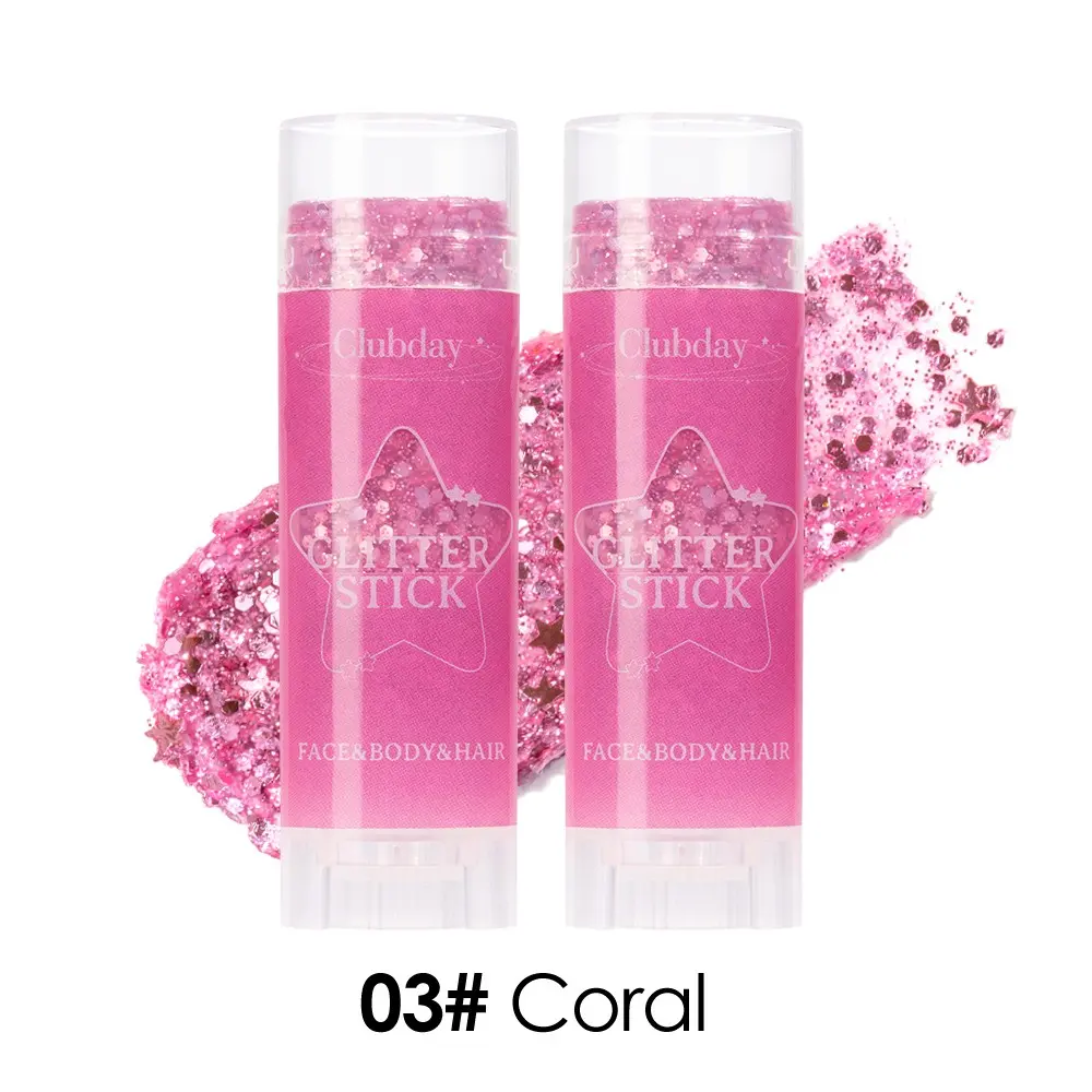 Multi-Use Glitter Stick, Smooth Blendable Gentle Radiant Luminous Shimmer Stick, 2pcs for Daily Stage & Party Glowing High Shine Makeup, 2026 New, Multi-Pack
