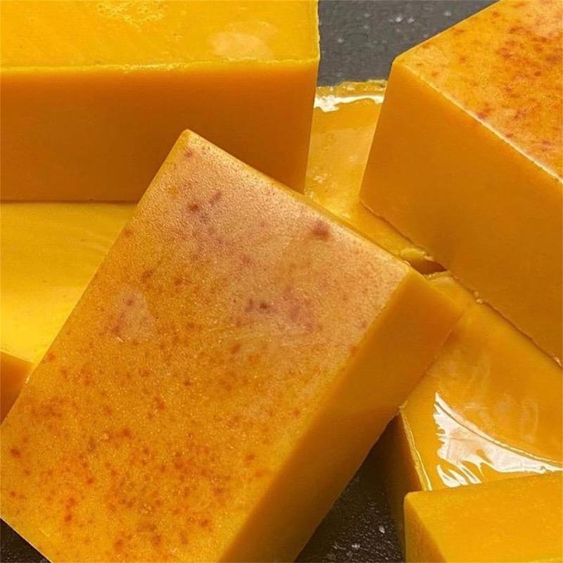 Kojic Turmeric Face Soap, Kojic Soap, Face Cleansing Soap, Turmeric Face and Body Soap, Kojic Face and Body Soap, Brightening Soap savon  artisanal