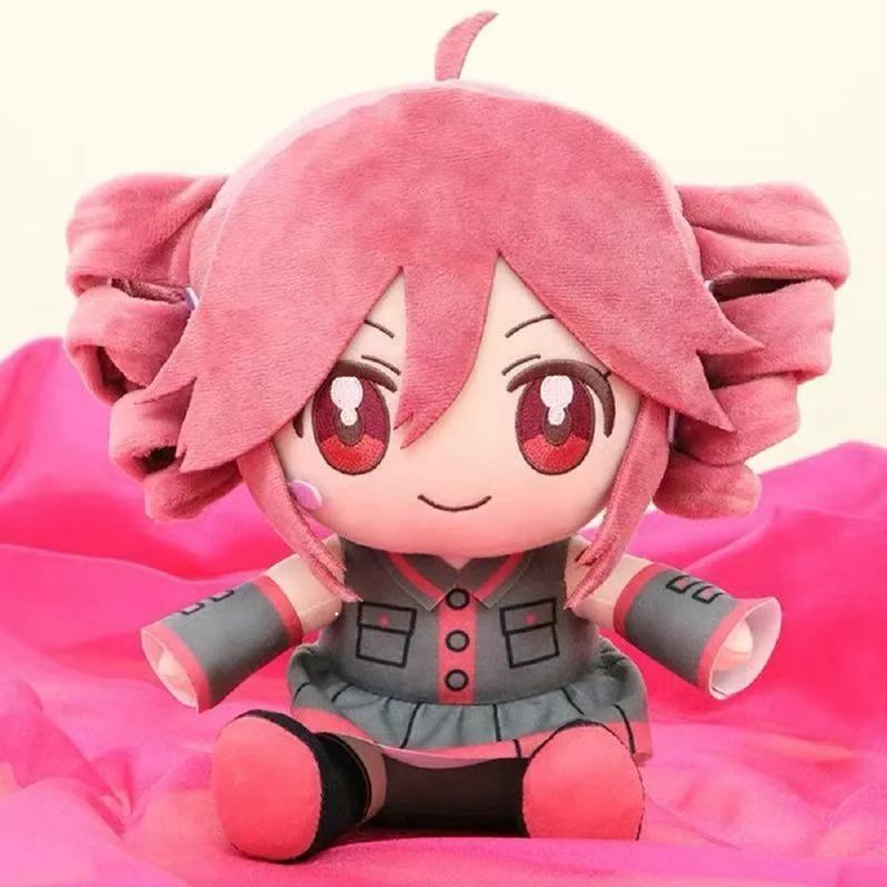 Kawaii Kasane Teto Plush Toy Soft Stuffed Doll Anime Cartoon Figure Birthday Christmas Gift for Fans