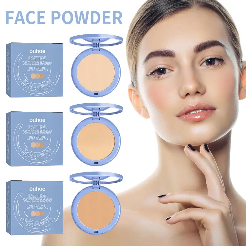 Facial Powder, Long Lasting & Breathable, Natural Lightweight Setting Powder,  Flawless Finishing, Non-Caking MakeupLong Lasting & Breathable, Natural Lightweight Setting Powder, Non-Caking Makeup, Water Proof