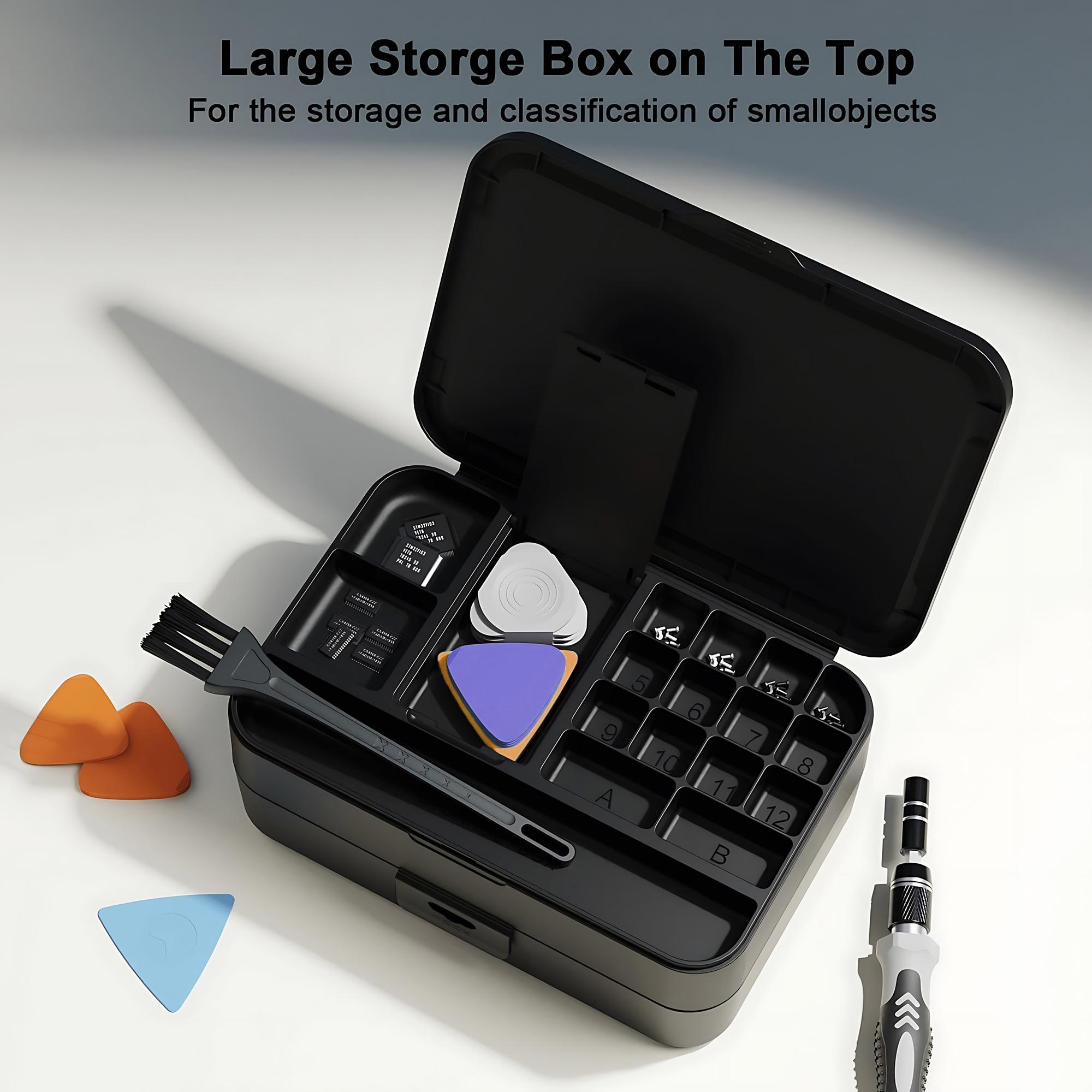 132 in 1 Precision Screwdriver Set, Magnetic Screwdriver Tool Set with 108pcs Bits, Multifunctional Screwdriver Tool Kit for Repairing Phone, Switch, Computer, DIY Screwdriver