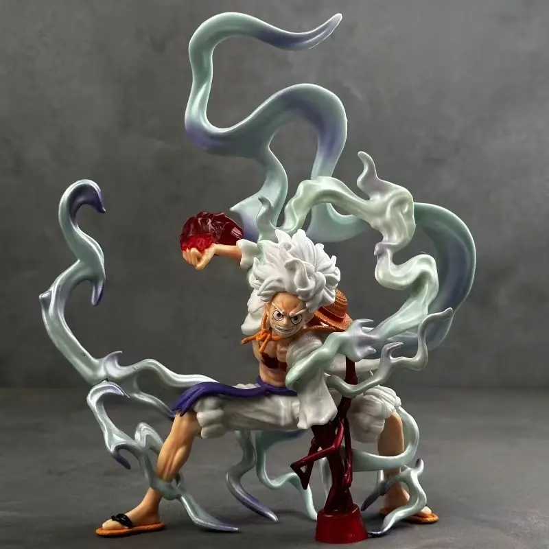9.84 Inch One Piece Nico Robin Figure, 5-Stage Lightning Smoke Effect Statue, Collectible Doll Desktop Display Gift, Anime Merchandise, Collectible Pvc Figure