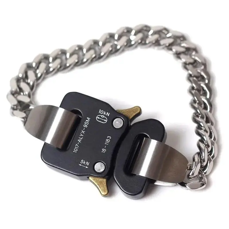 2026 new ALYX Bracelet Original Design for Men and Women 10179SM Functional Lock Buckle Tactical High Street Hero Bracelet