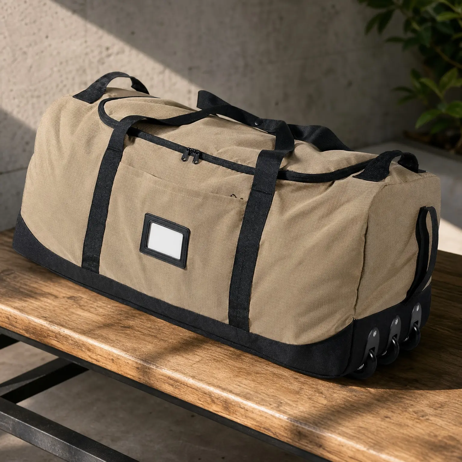 83L Foldable Rolling Duffle Bag with 3 Wheels, Large Travel Luggage for Road Trips, Summer Camps, Baseball Gear & College Move-In, Collapsible for StorageGift