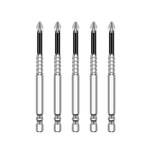 High   Drill Bit Set K5  Resistant Non Slip  Bit Anti-Slip  Electric  Set (5, 90MM)