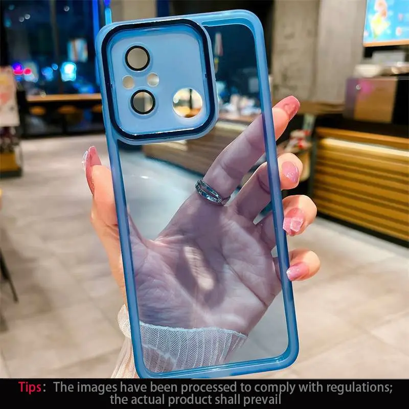 For Xiaomi Redmi 12C/11a/poco C55 Phone Case, Durable Soft Gel Protector, Anti-Slip Matte Sides, Stylish Semi-Transparent Cover, Multiple Colors