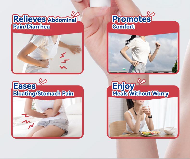 Tummiva Comfort Massage Cream for Digestive Wellness - Plant-Based for Stomach Pain Bloating Diarrhea & Bowel Noises - 30g Natural Herbal Relief