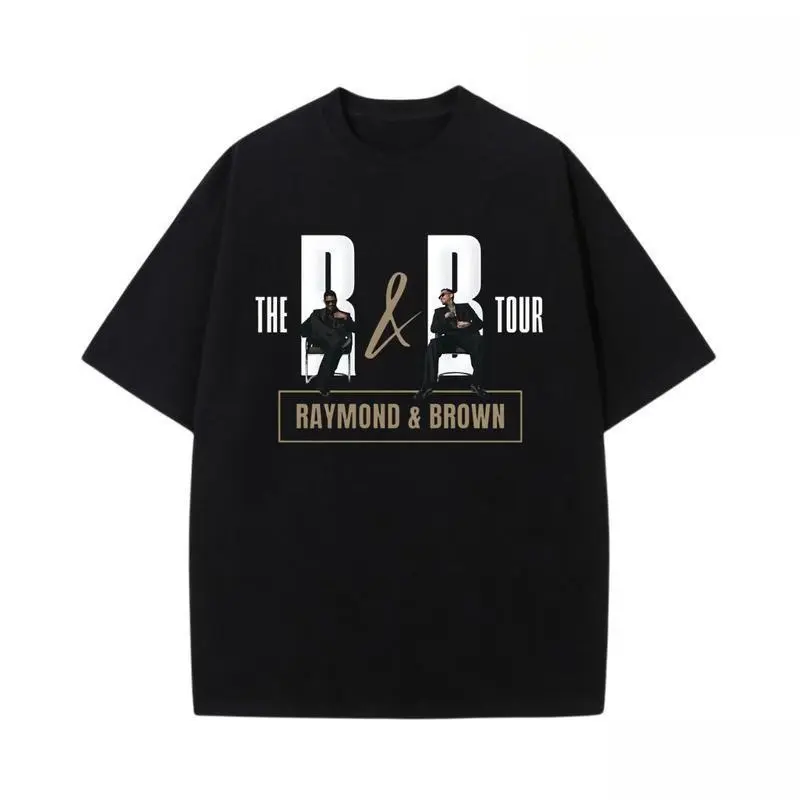 Raymond and Brown R&B Tour 2026 T-Shirt, Soul Concert Graphic Tee, R&B Music Fan Shirt, Vintage Style Tour Merch, Unisex Soft Cotton Apparel, Trendy Gift