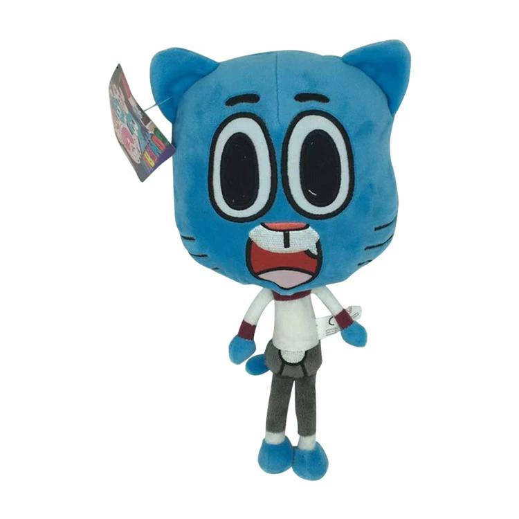 New World Of Gumball Darwin Plush Doll Cartoon Banana Joe Anais Richard Nicole Plushie Kawaii Soft Decor Pillow Toy Kids Gift