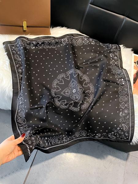 Women's Floral Fashion Scarf for Everyday Use, Elegant Headscarf and Hair Band, Perfect Accessory for All Seasons