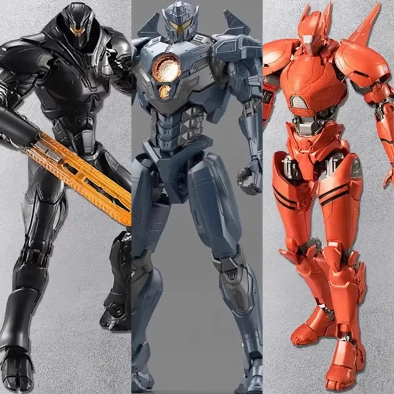 Sci-Fi Mecha Jaeger Action Figures - Gipsy Avenger, Obsidian Fury, Saber Athena Models with Movable Joints, 3D Figurine Collectibles, Boys' Toy Gifts, 3D Figurine Action Figures