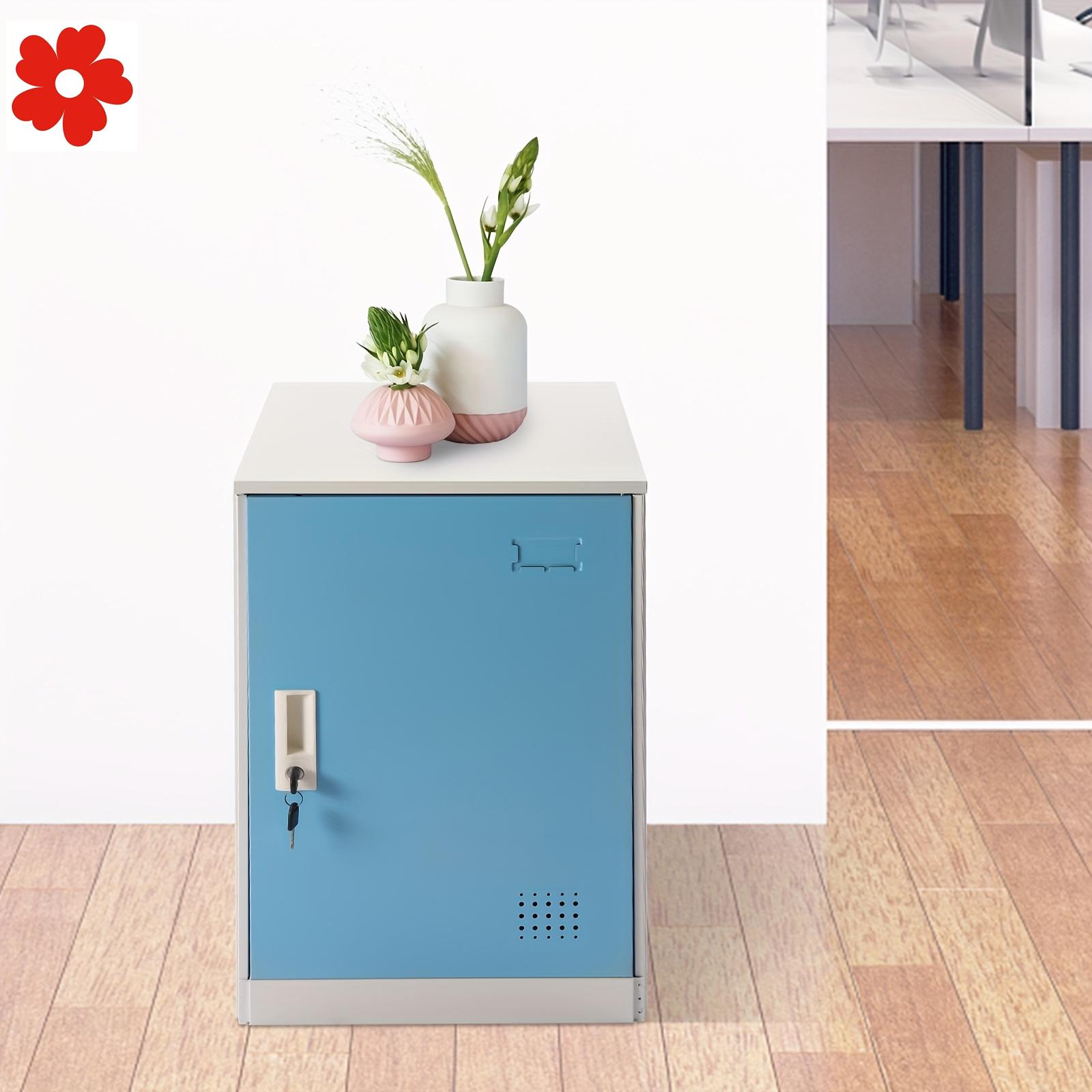 New Metal Lockable Storage Box Vertical Storage Locker Cabinet.safe