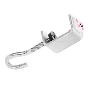Metal Table Hanging Bag Hook, Strong Clip-On Backpack Holder, Static Load Capacity, 1/2/3 Pieces, Durable and Secure Attachment