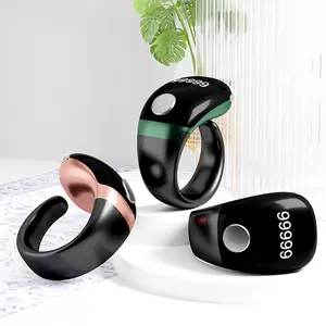 Smart Praise Zikr Ring for Muslims Tasbih OLED Digital Counter Tasbeeh Prayer Time Vibration Reminder Waterproof Type C