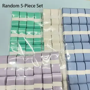 Random 5pcs/set Professional Sports Tape, Shock Absorption Grip Tape for Badminton Rackets, Fishing Rods, Tennis Rackets, Sweat-Proof and Anti-Slip