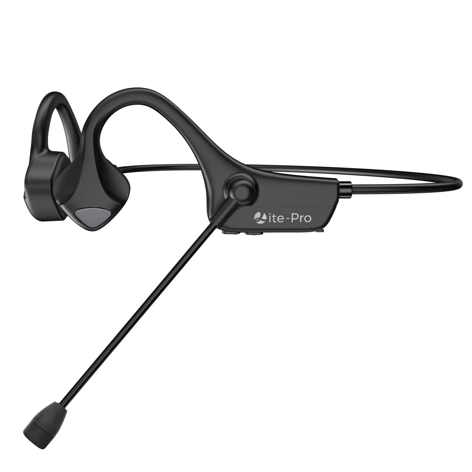 Bone Conduction Over-Ear Noise-Canceling Bluetooth Headset With Microphone Low Latency For Business, Driving, Gaming