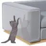 Cat Scratch Furniture Protector, Crystal Clear Couch Guards from Cats, Anti-Scratch Detergent Shield Tape for Sofa Fabric Leather Chairs Door, No Residue Self-Adhesive Pet Claw Deterrent Home