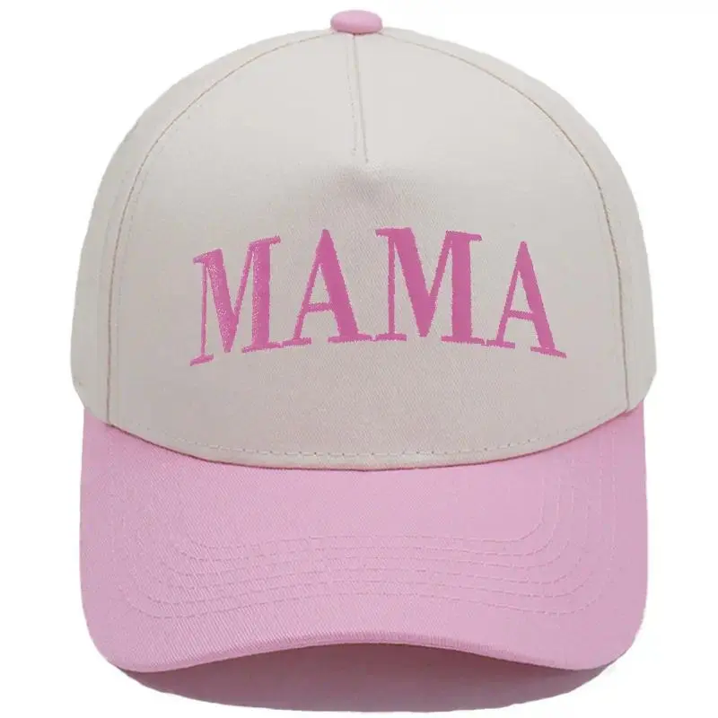 Two-Tone Vintage Canvas Trucker Hats for Men & Women, Adjustable Size Baseball Caps with Trendy Embroidered Design