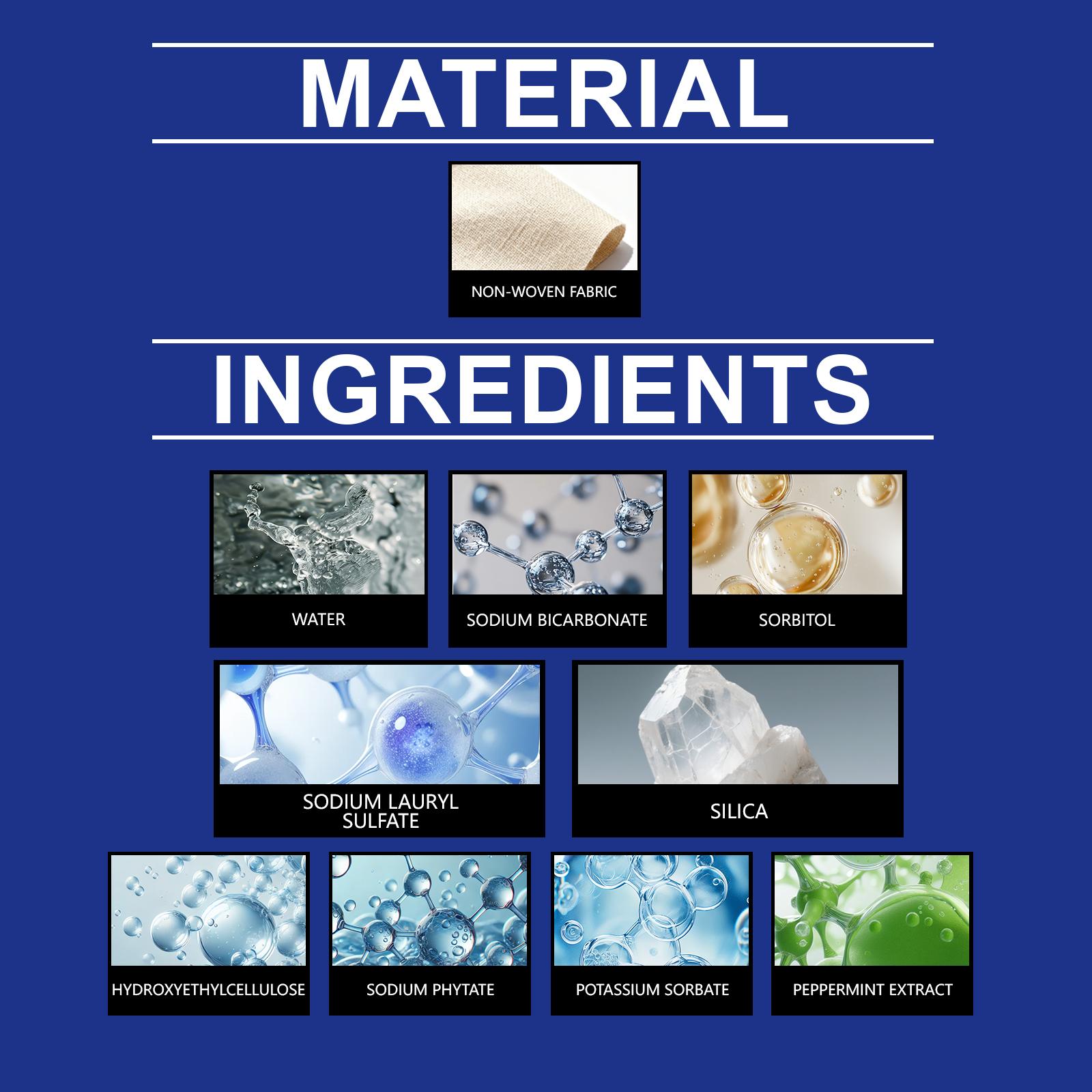 EelJoy Dental Finger Wipes for Pets - Gentle Ingredients for Oral Health - Remove Stains Whiten Teeth Reduce Tartar Plaque - 60 Pieces - Sodium Bicarbonate & Sorbitol Formula