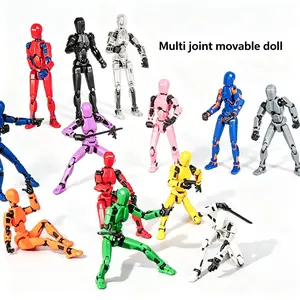 New Version Model T13 Multi-Joint Movable Action Figure Set, Premium Material, More Flexible Joints,Drop & Impact Resistant, Gift Box Packaging, Ideal Gift for Family & Friends(Check the videos on our homepage for details.)