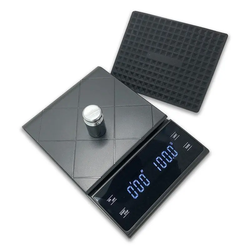 0.1g/3kg Of Accuracy Coffee Scale With Timer Digital Food Scale Weight Grams And Oz For Pour Over Coffee Espresso, Drip Coffee Baking Cooking