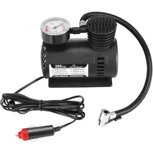 300PSI 12V Mini Air Compressor Portable Auto Car Electric Tire Air Inflator Pump Mini Air Compressor for Cars Bikes