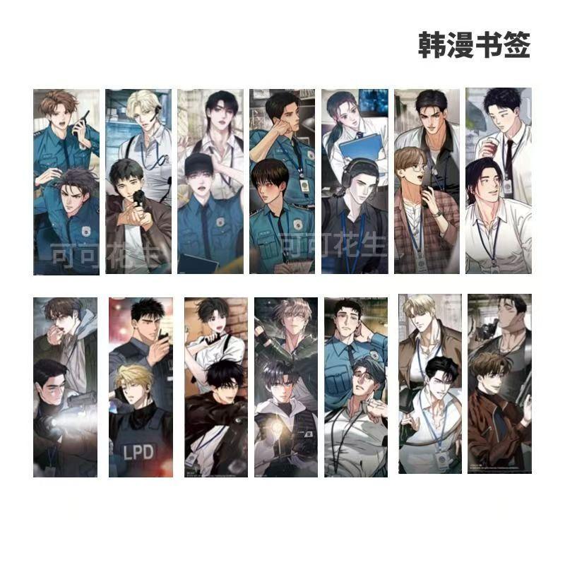 New Korean BL Manhwa Bookmark Comics Characters HD Photocard Postcard Fans Collection Decorate Friends Cosplay Gift