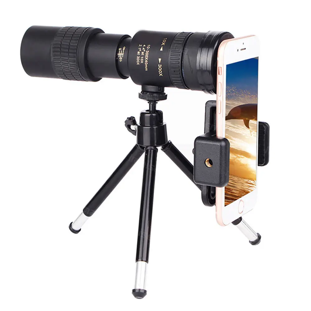 Portable Mini Monocular Telescope with Tripod – Ultra-Long Zoom, Telescopic Design, for Kids & Adults, Outdoor Astronomy Viewing.