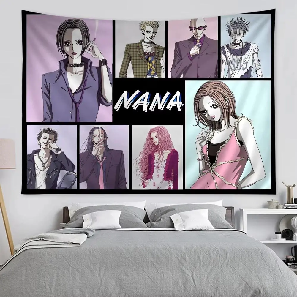 Nana Osaki Japan Anime Wall Hanging Tapestry Home Decor Dorm Background Cloth Hippie Blanket Wall Art Room Decoration Items