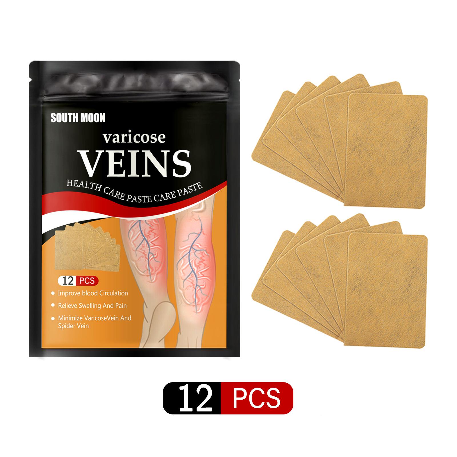 Leg Pain Relief Patch for Varicose Veins, Blood Clots, and Swelling with Cold Compress Treatment Healthcare Therapy Therapeutic Alternative Wellness
