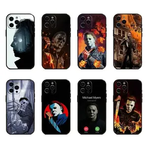 Terrifying M-Michael M-Myers Phone Case For iPhone 17 16 15 14 13 12 11 Pro Max Plus Air & Samsung Galaxy S26 S25 S24 S23 S22 S21 FE Ultra Plus Anti-Fall Transparent shockproof protection Soft silicone Back Cover